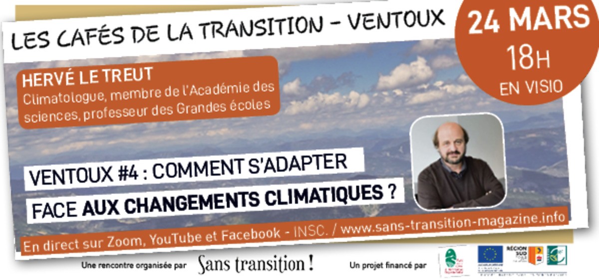 Café de la transition avec Hervé Le Treut - Comment s'adapter face aux changements climatiques ?