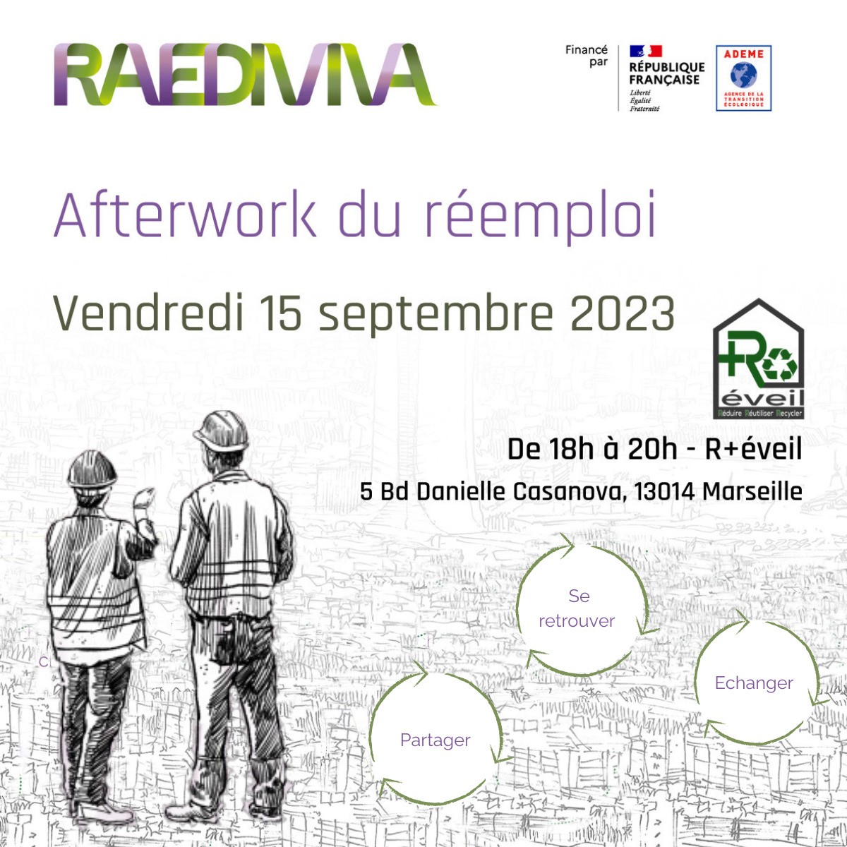 Afterwork du réemploi - 15 septembre 2023 - Marseille