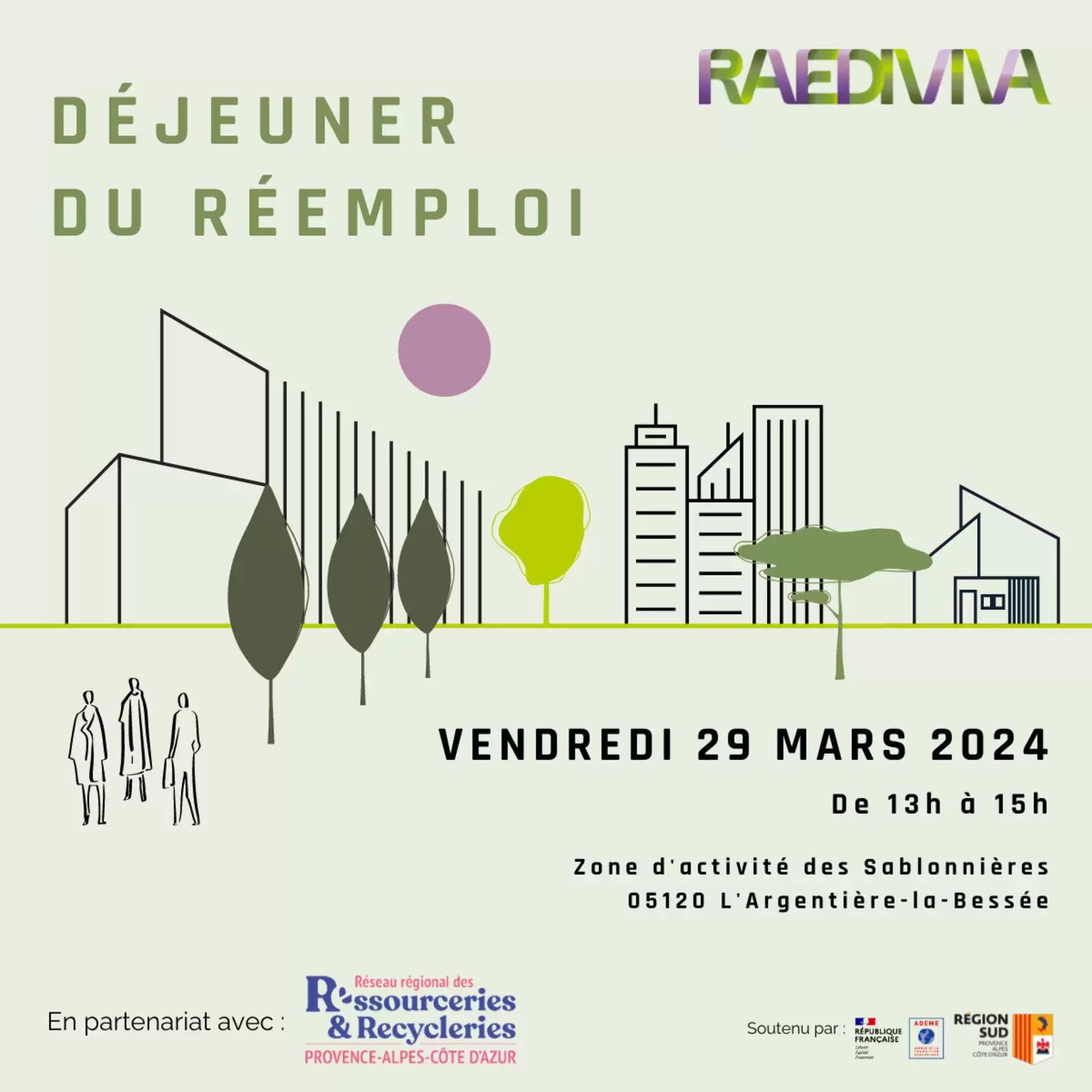 Déjeuner du Réemploi – 29 mars 2024 – L’Argentière-la-Bessée