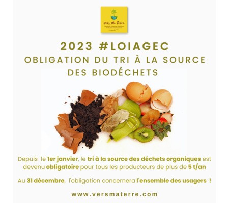 2023, l'année de l'obligation du tri à la source des biodéchets! 
