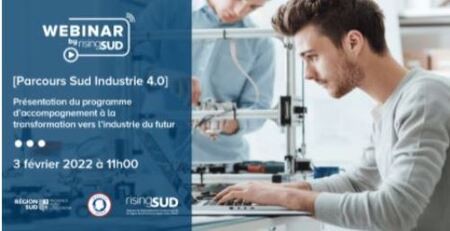 Webinaire de présentation “Parcours Sud Industrie 4.0”.