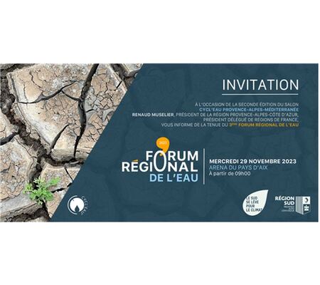 Forum régional de l’eau I à l’Arena du Pays d’Aix
