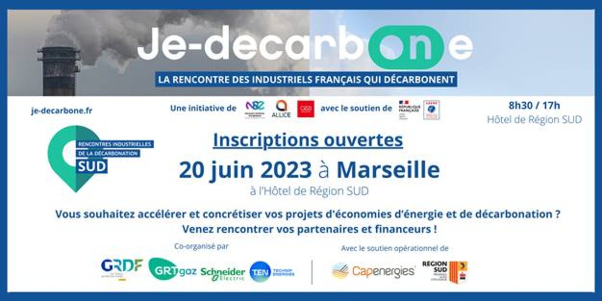 Rencontre « Je-decarbone SUD » le 20 juin à Marseille