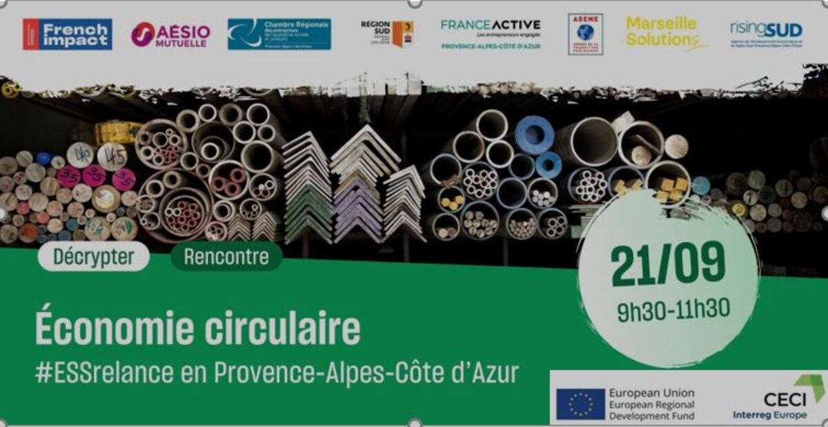 #ESSRelance en région SUD Provence-Alpes-Côte d'Azur : spécial Economie Circulaire